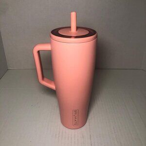 Brumate Era 40 oz Tumbler with Handle and Straw Leakproof Insulated Guava